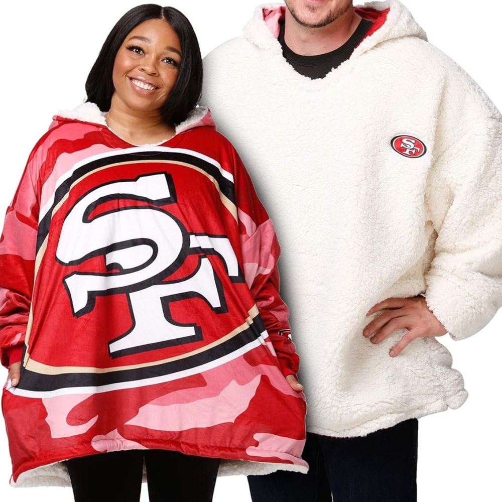 foco 49ers San Francisco Reversible Oversized Hoodie